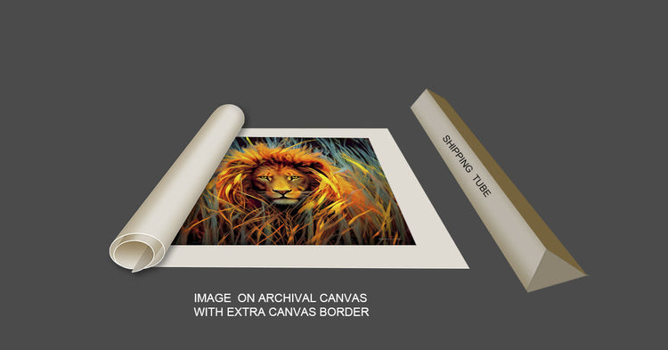 Canvas Artwork Rolled Up