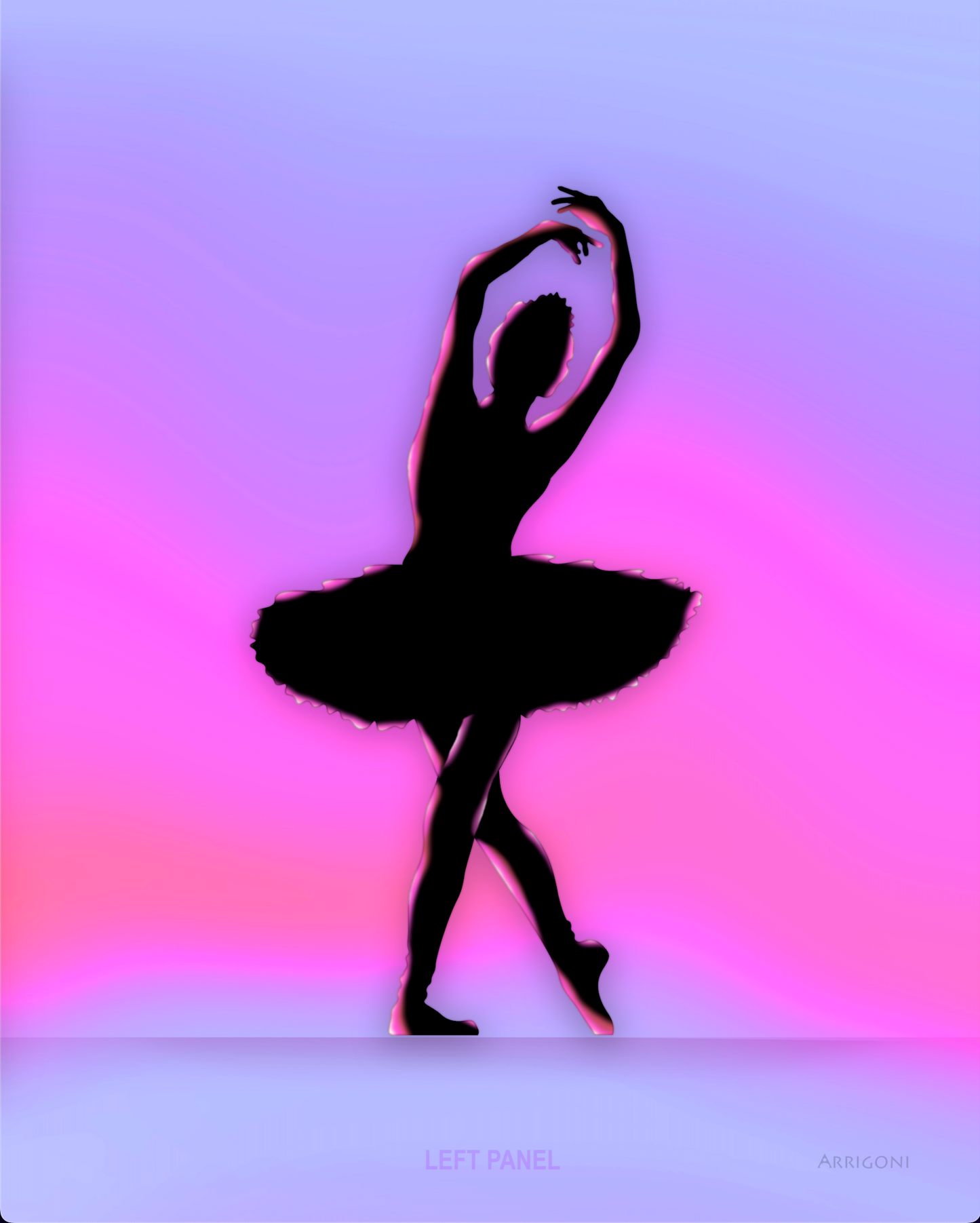 BALLERINA LEFT PANEL (CANVAS ONLY)