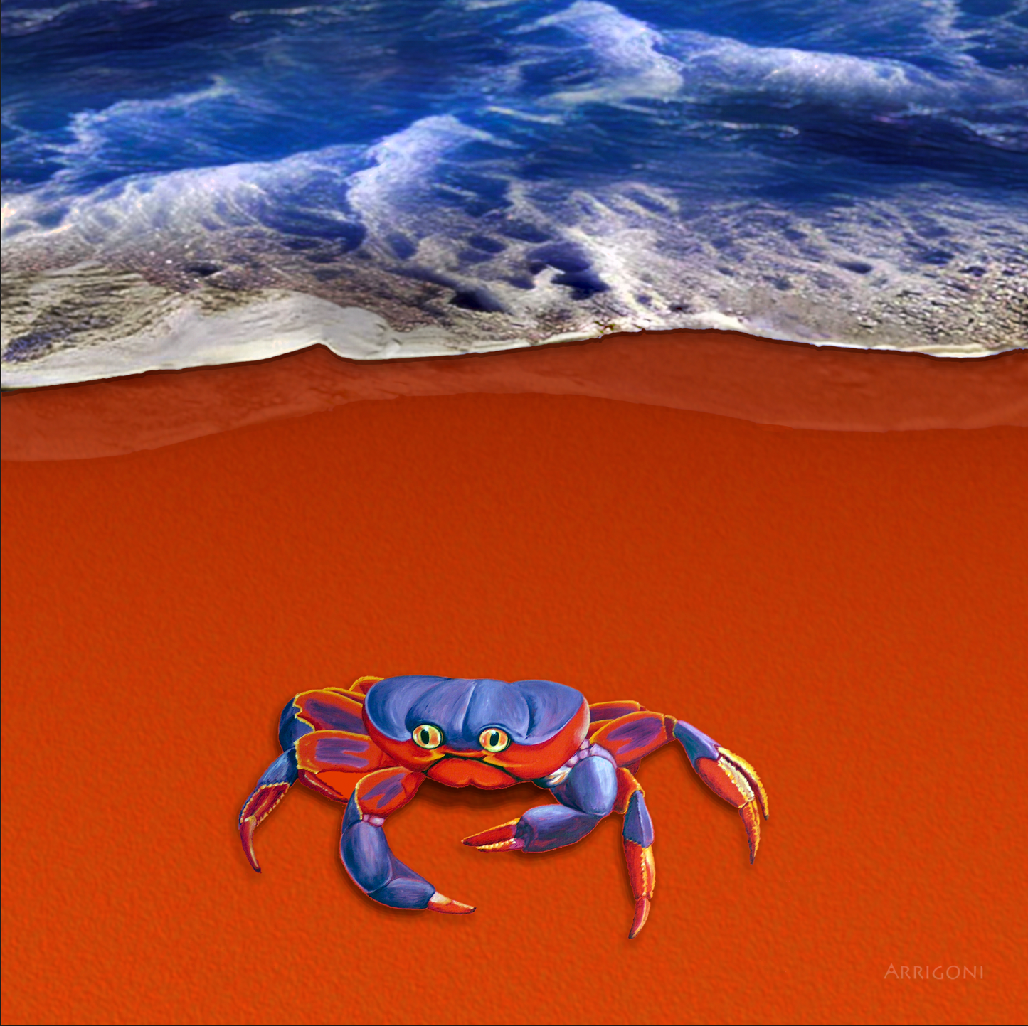 BLUE CRAB (CANVAS ONLY)