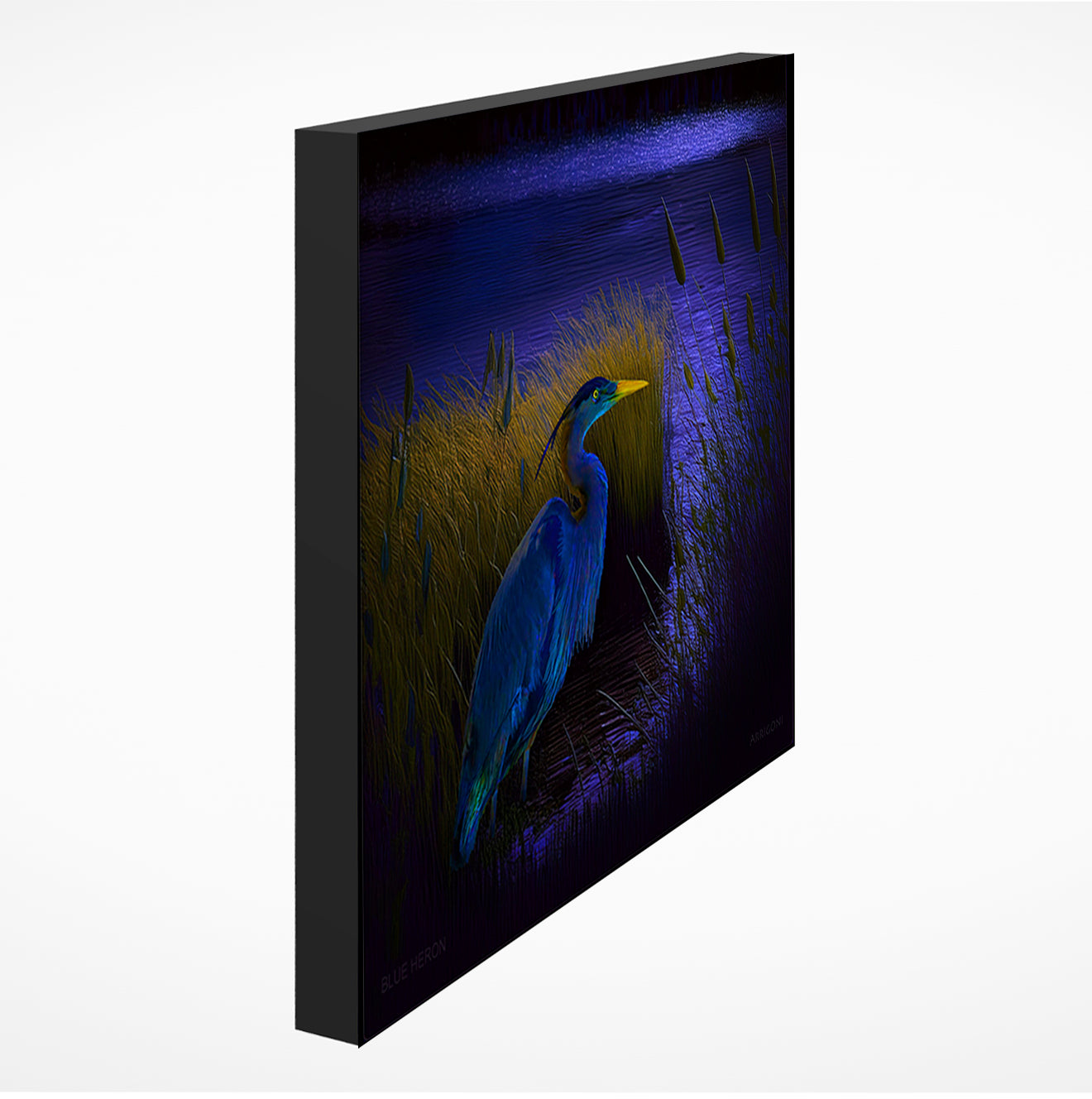 BLUE HERON (GALLERY WRAPPED CANVAS)
