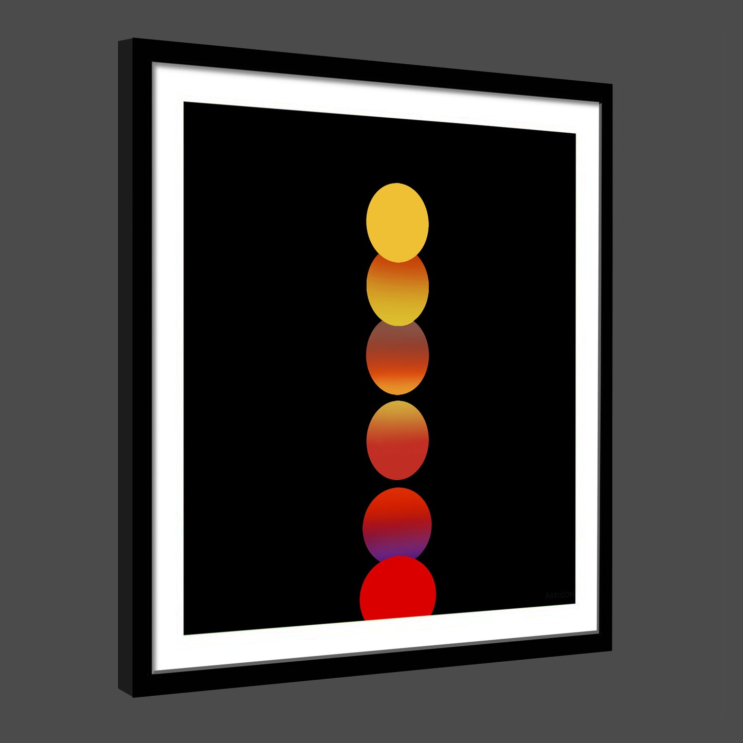 SUNSET (FINE ART PAPER PRINT FRAMED)