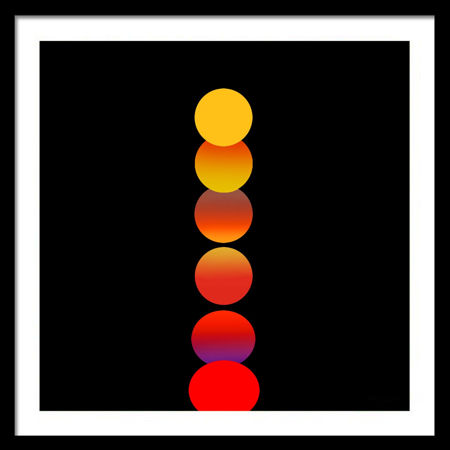 SUNSET (FINE ART PAPER PRINT FRAMED)