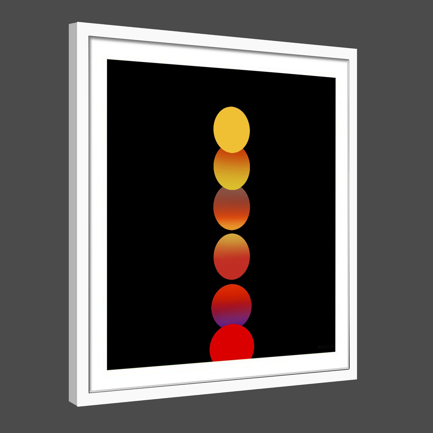 SUNSET (FINE ART PAPER PRINT FRAMED)