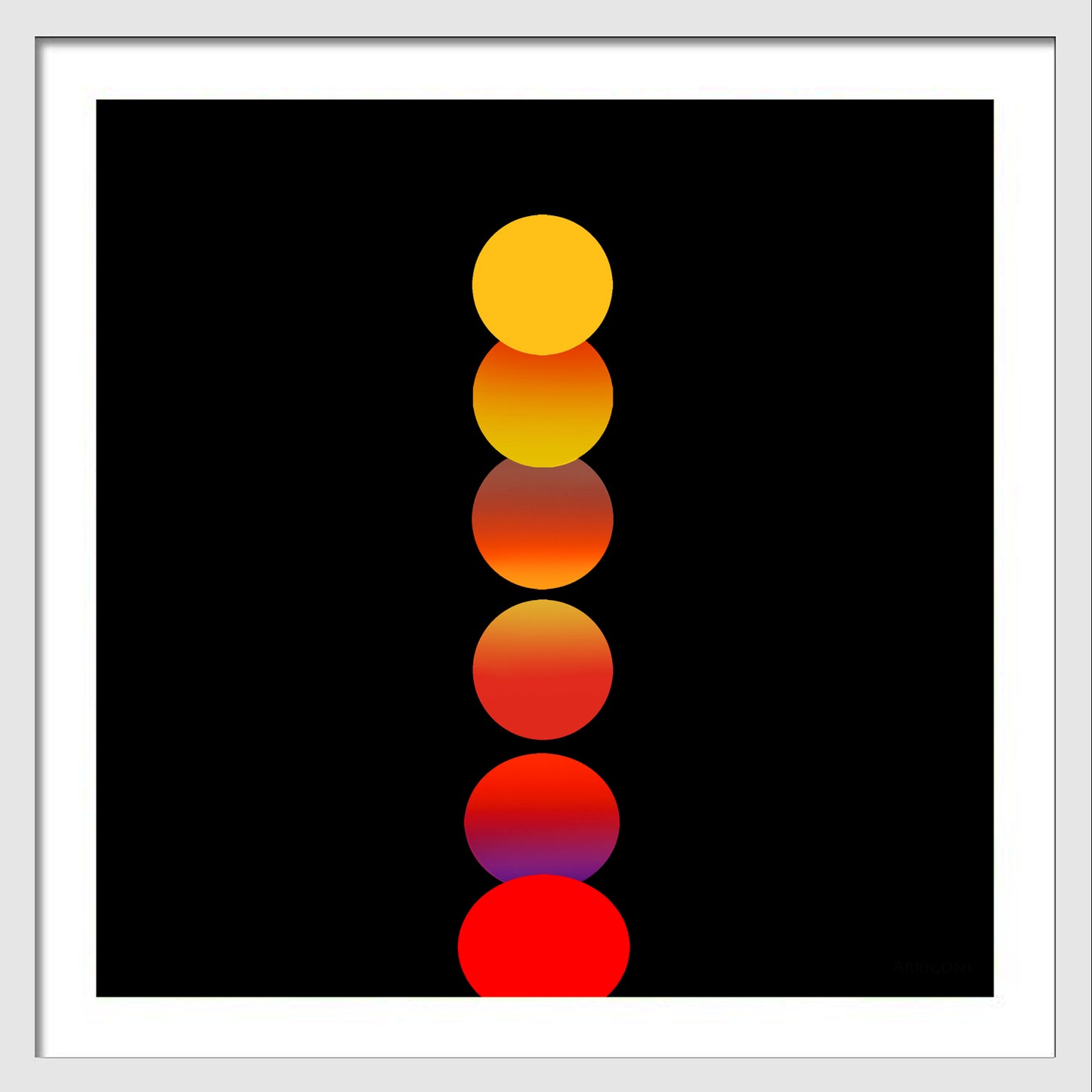 SUNSET (FINE ART PAPER PRINT FRAMED)