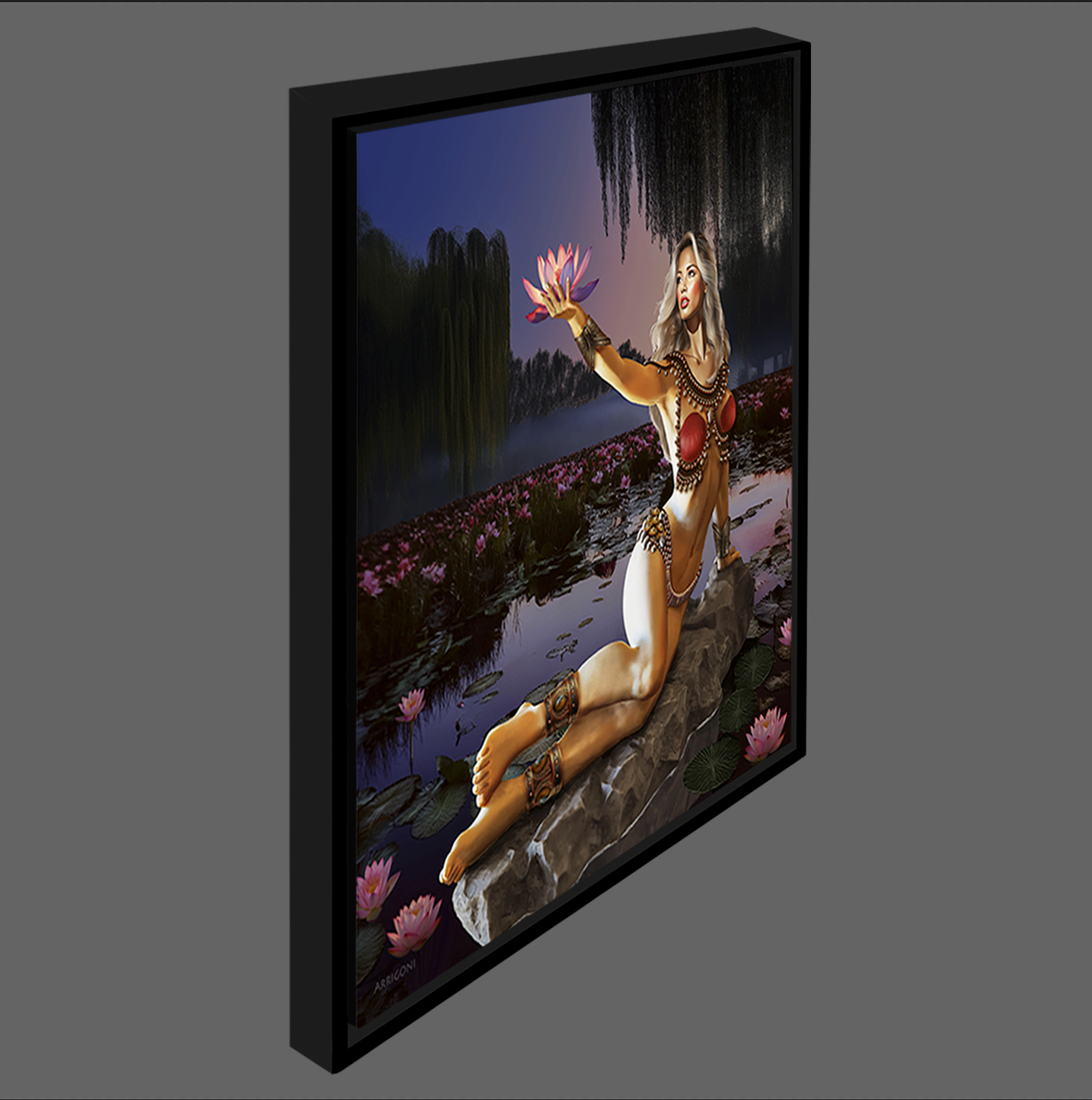 LADY OF THE LAKE (CANVAS FRAMED)