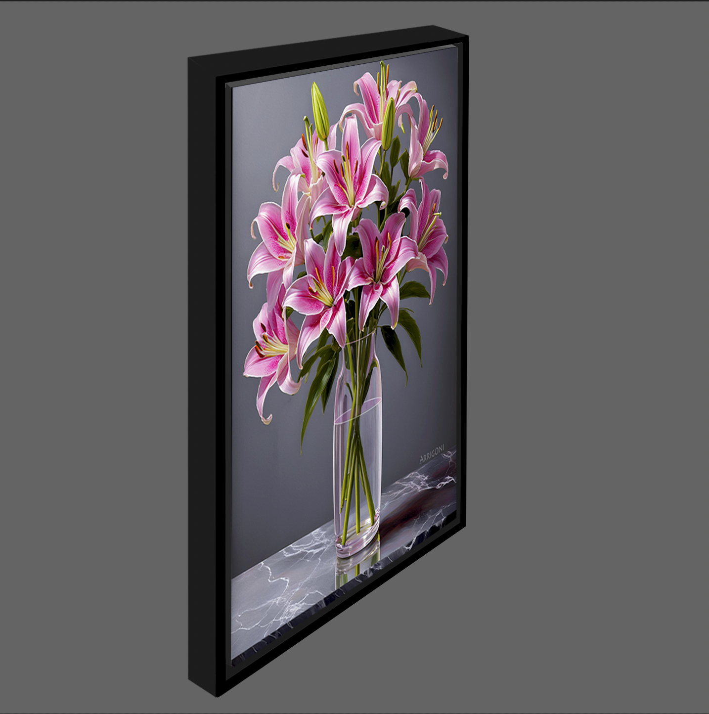 STARGAZERS PINK (CANVAS FRAMED)
