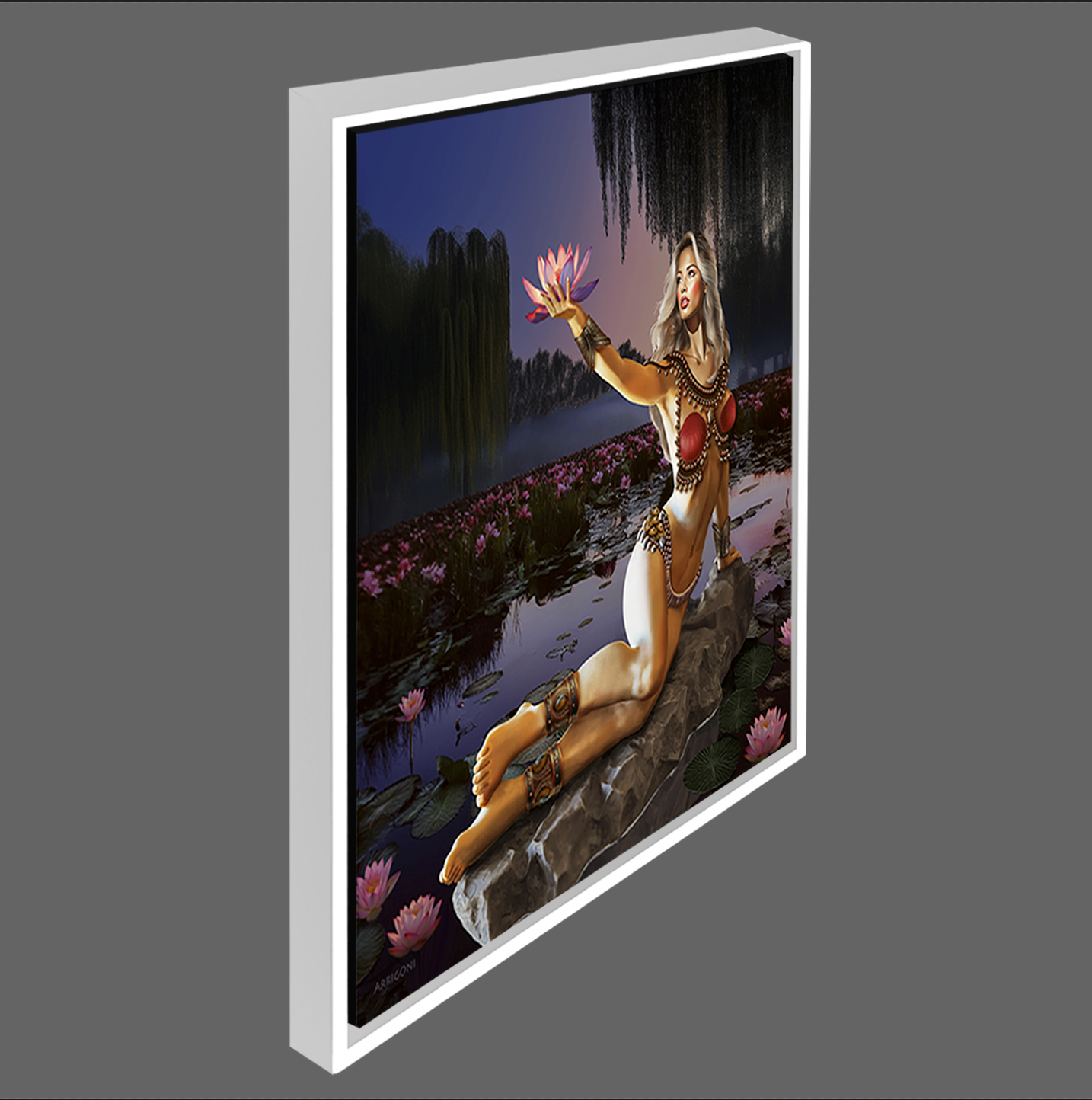 LADY OF THE LAKE (CANVAS FRAMED)