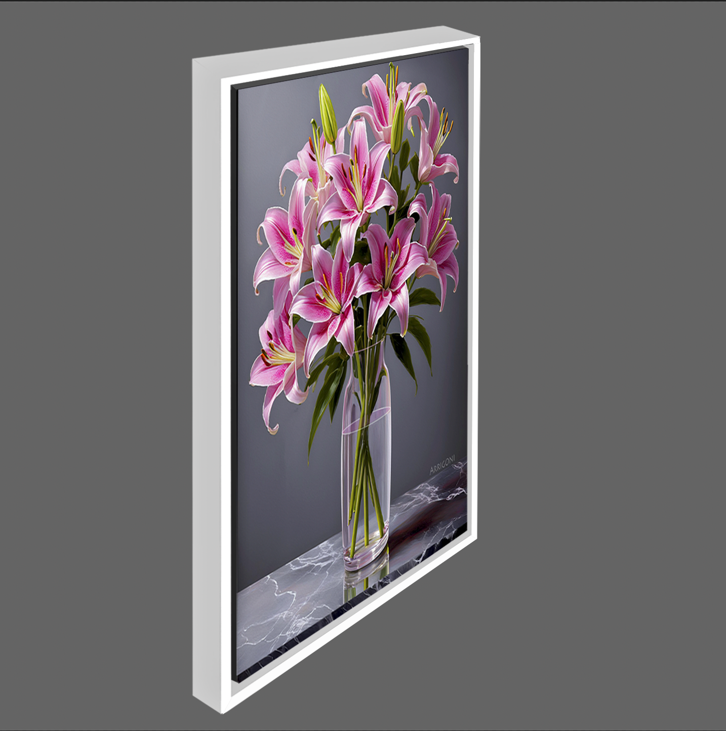 STARGAZERS PINK (CANVAS FRAMED)