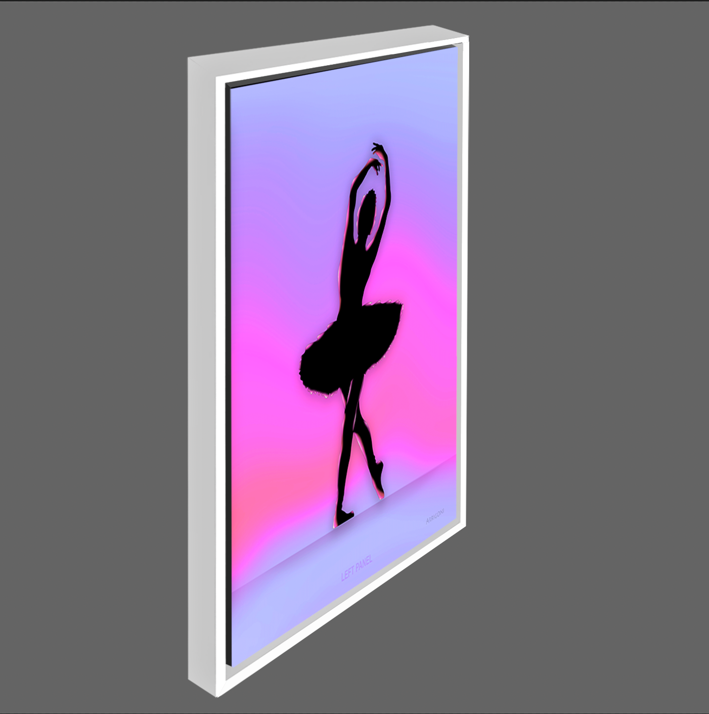 BALLERINA LEFT PANEL (CANVAS FRAMED)