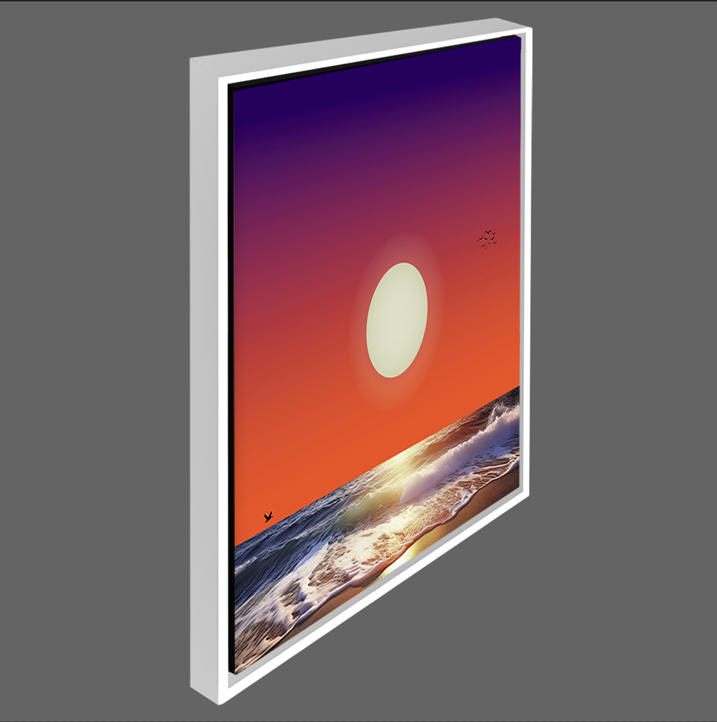 OCEAN SURF (CANVAS FRAMED)