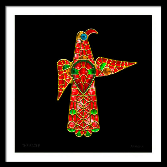 THE EAGLE (FINE ART PAPER PRINT FRAMED)