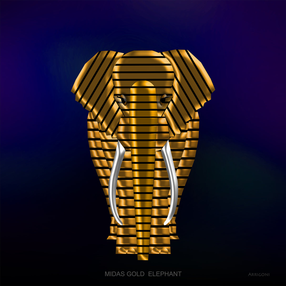 MIDAS GOLD ELEPHANT (CANVAS ONLY)