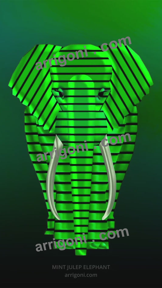 MINT JULEP ELEPHANT ( vertical format ) SHORT VIDEO