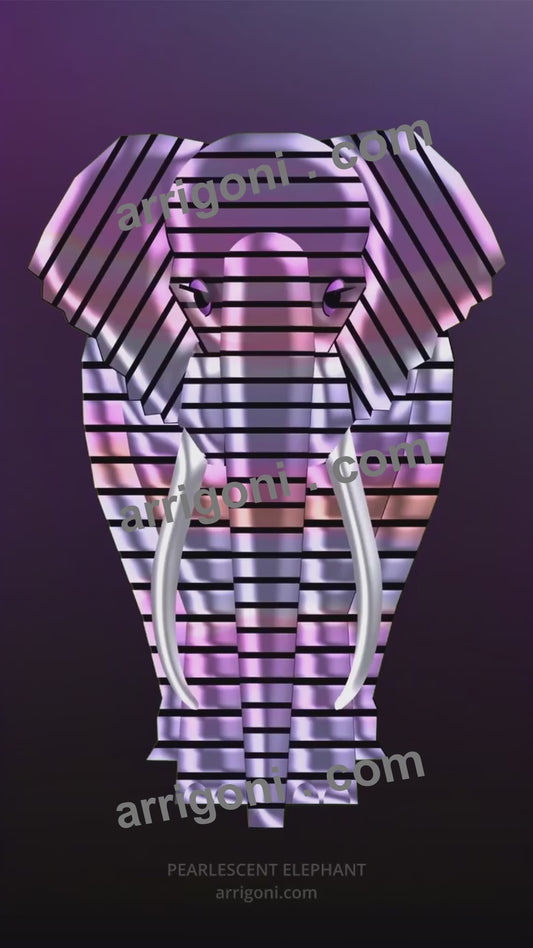 PEARLESCENCE ELEPHANT ( vertical format ) SHORT VIDEO
