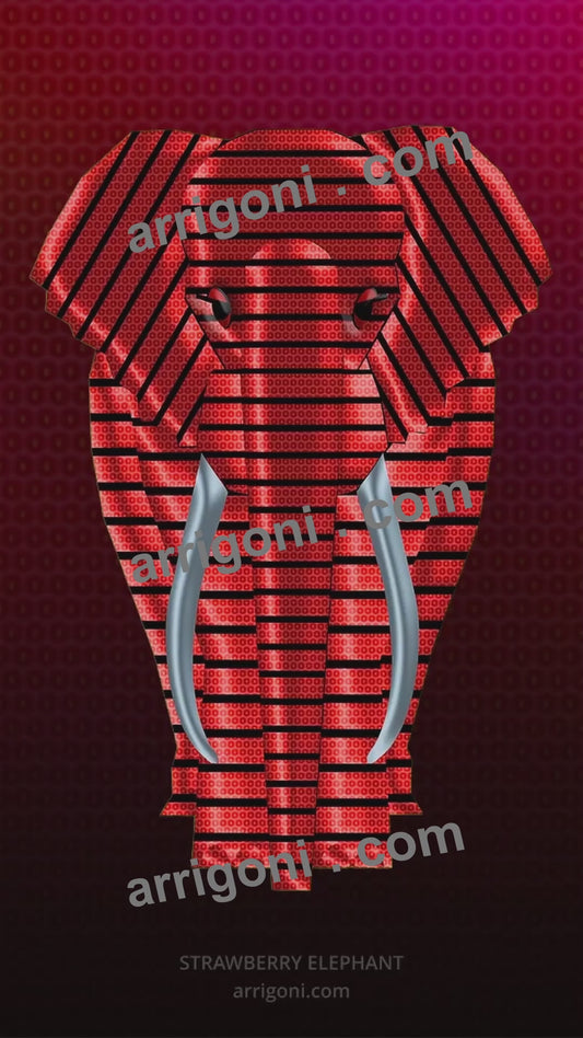 STRAWBERRY ELEPHANT ( vertical format ) SHORT VIDEO