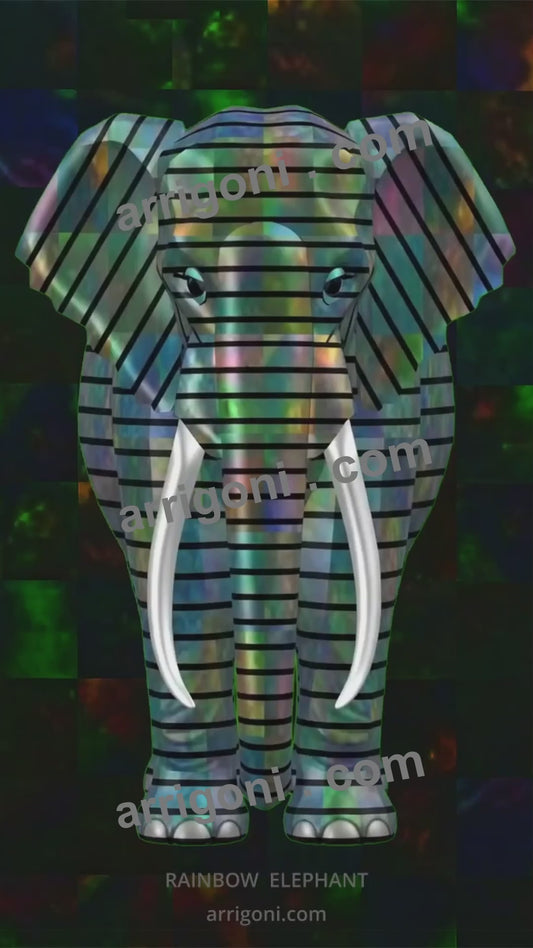 RAINBOW ELEPHANT ( vertical format ) SHORT VIDEO